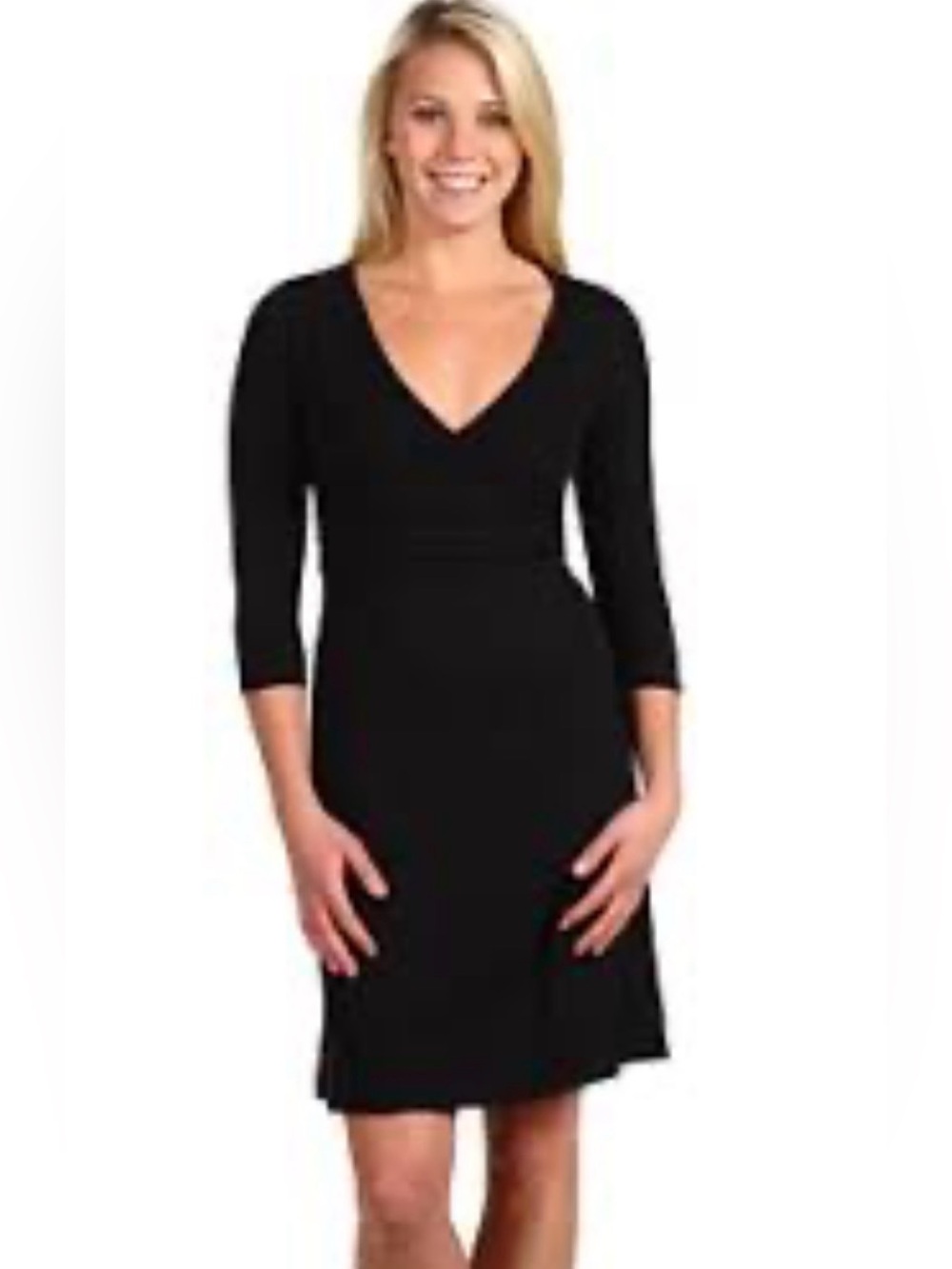 NWOT Patagonia Margot Black V-Neck Dress